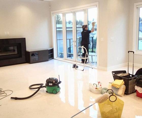 House cleaning before and after renovation 