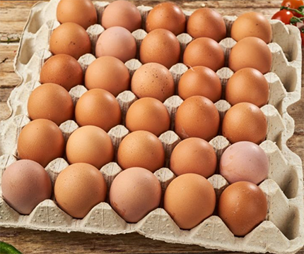 Homemade chicken eggs 