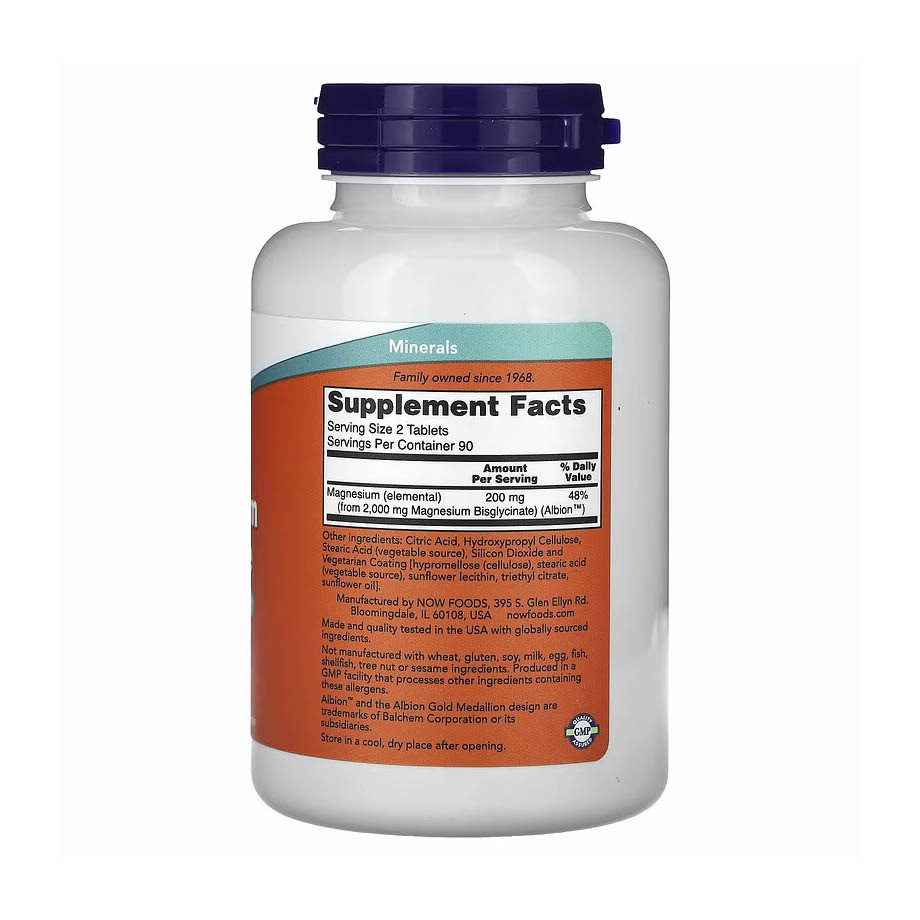Magnesium Glycinate, Taurate+, Malate, Citrate. KAL and Now. 90 and 180 tablets  - photo 2