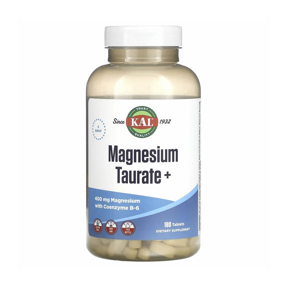 Malate, magnesium taurate KAL, 400 mg, 90 tablets  - photo 1