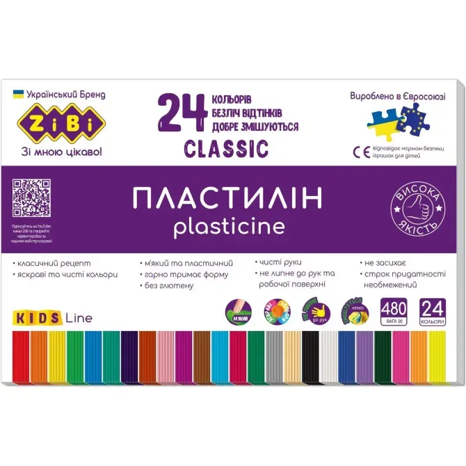 Plasticine Luch Classic + stack 24 colors  - photo 1