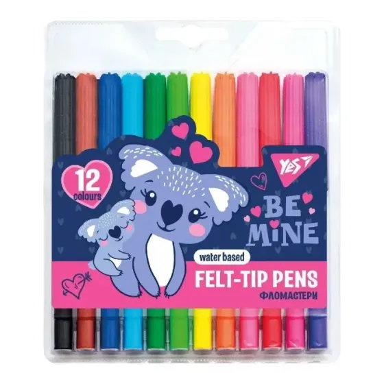 Yes Koala markers, 12 colors 