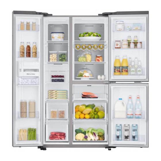 Refrigerator SBS Samsung RS63R5591SL 