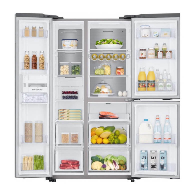 Refrigerator SBS Samsung RS63R5591SL  - photo 4