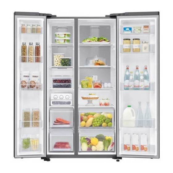 Refrigerator SBS Samsung RS62R50314G 