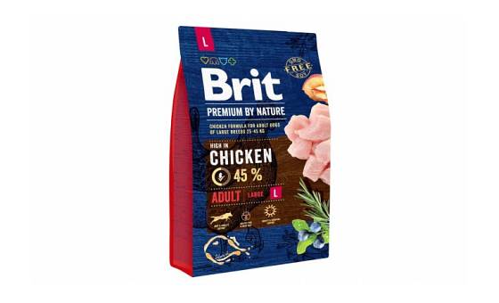 Dry food for adult dogs of large breeds (weighing from 25 to 45 kg) 